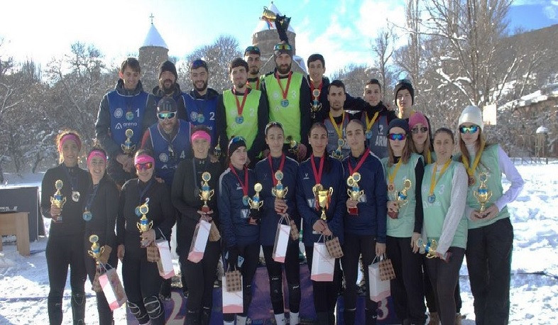 Հայտնի են ձյան վոլեյբոլի Հայաստանի տղամարդկանց և կանանց առաջնության հաղթողները