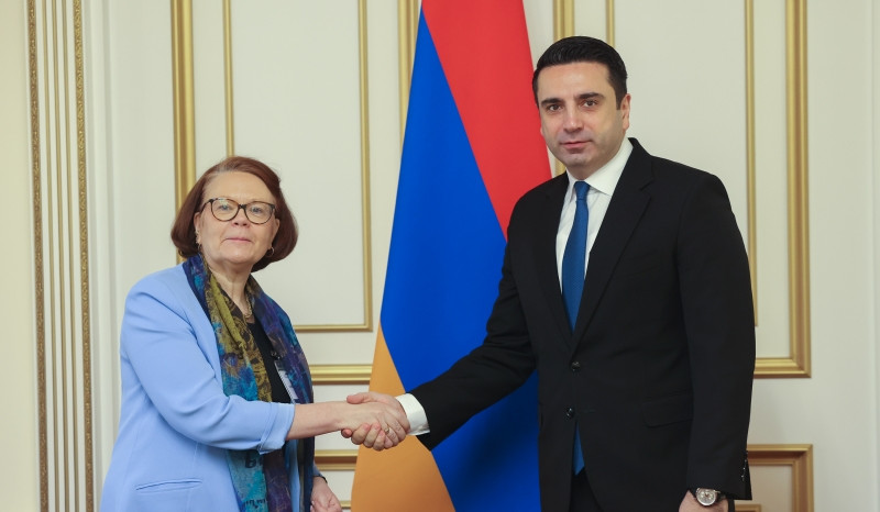 Alen Simonyan receives Ambassador of Finland to Armenia