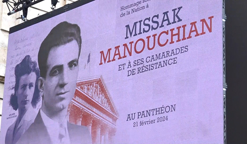 Armenian MIssak Manouchian first foreigner to be buried among French national heroes in Pantheon