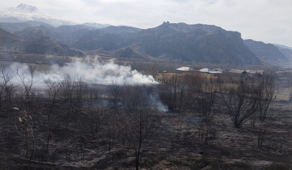 Հրդեհ Մալիշկա գյուղում. այրվել է մոտ 8000 քմ խոտածածկույթ