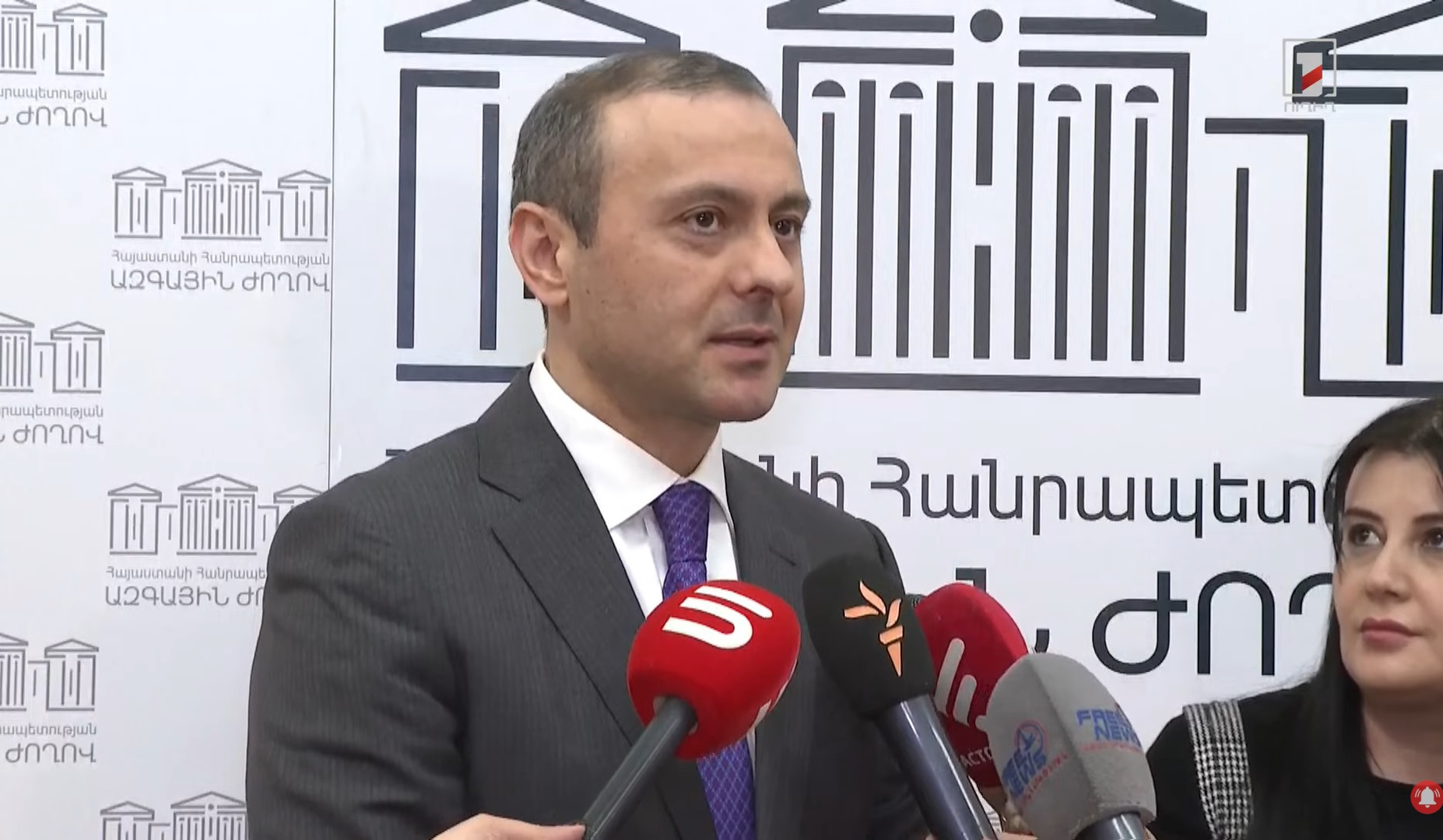 Armen Grigoryan referred to accusations against Armenia regarding supporting West