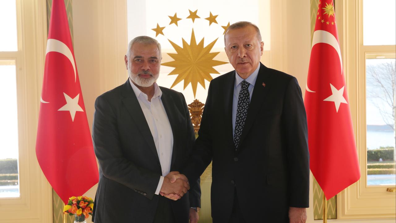 Erdogan discussed situation in Gaza and humanitarian issues with leader of Hamas