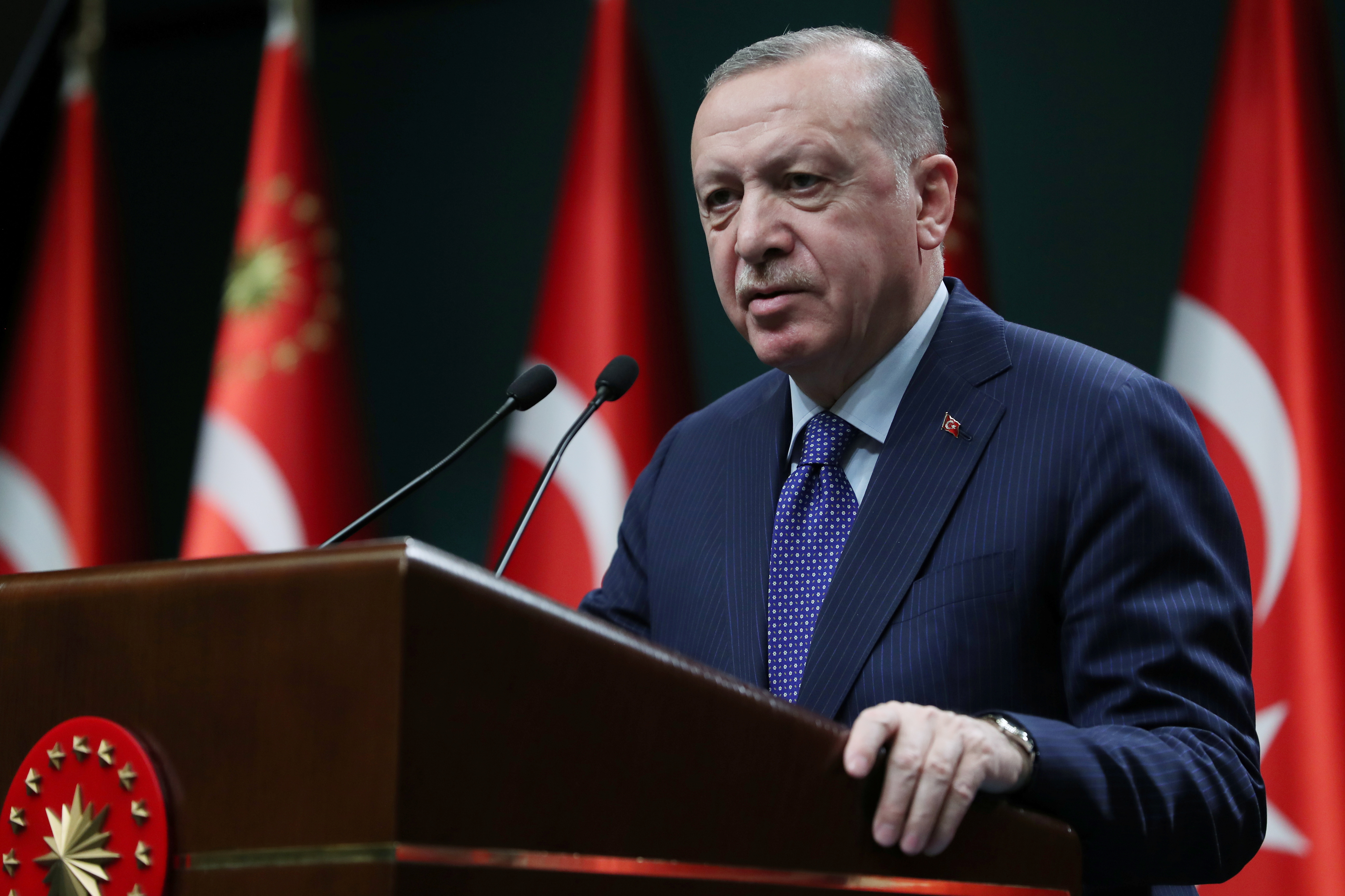 Erdogan delivered traditional April 24 message