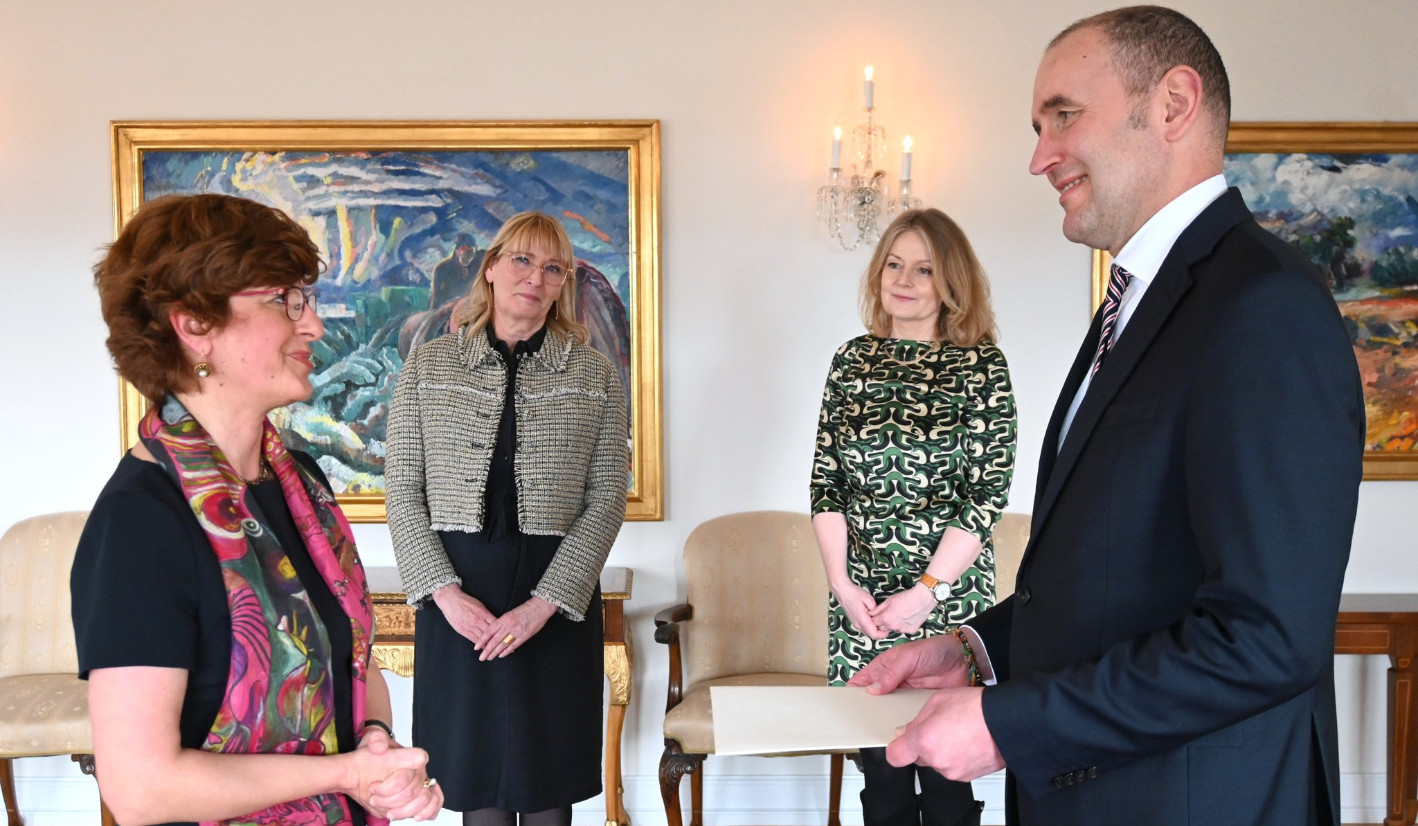 Ambassador Anna Aghajanիan presented her credentials to President of Iceland Guðni Jóhannesson