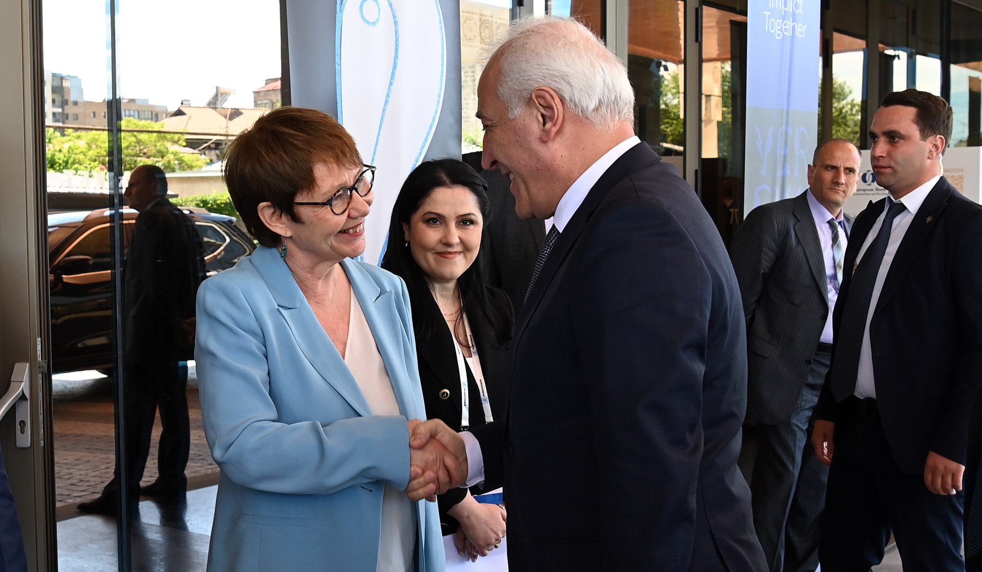 President Vahagn Khachaturyan met with EBRD President Odile Renaud-Basso