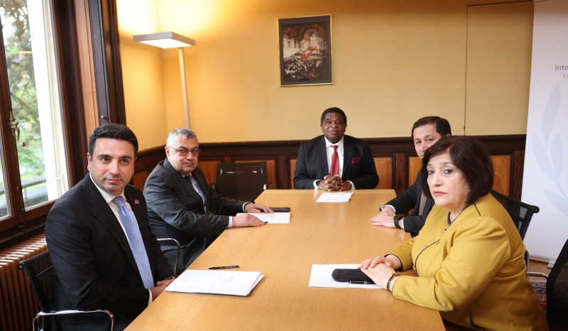 Meeting between Alen Simonyan and Speaker of Milli Mejlis of Azerbaijan took place in Geneva
