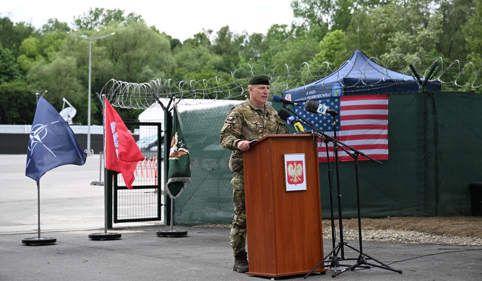 В Польше открылась самая восточная военная база США