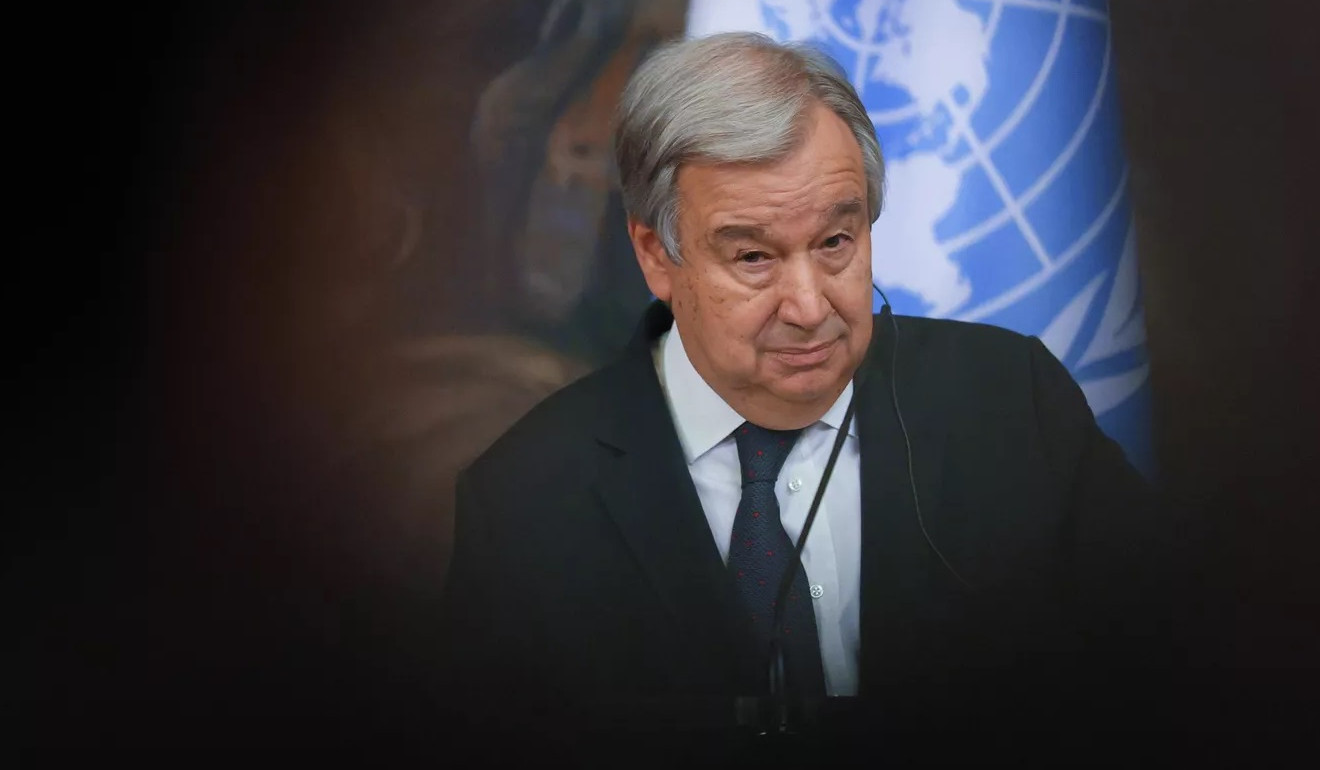 UN Secretary General is anxiously following news about helicopter crash of Iranian President