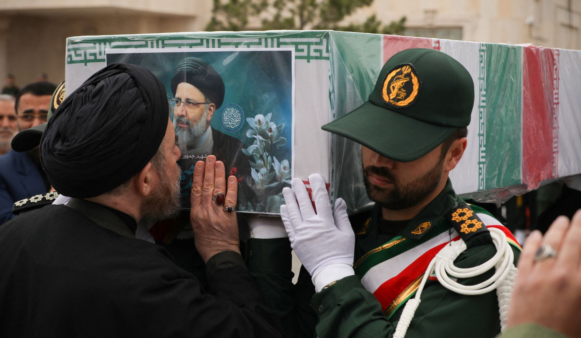 Iranian officials attend funeral for late president Raisi, helicopter crash victims