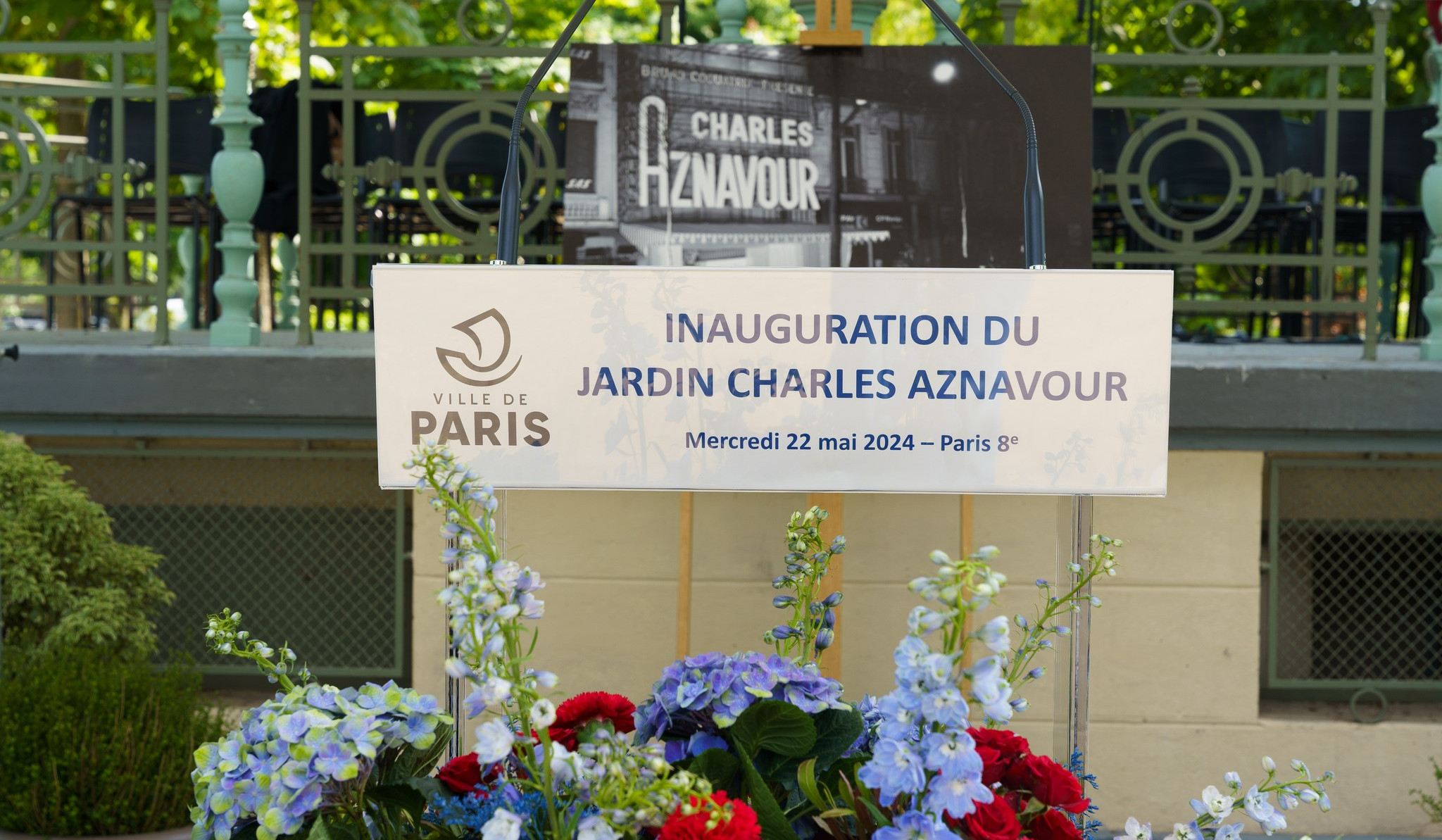 Փարիզի սրտում բացվեց Շառլ Ազնավուրի անվան պուրակ