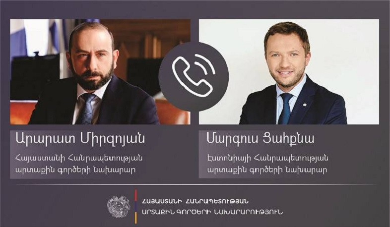 Armenia's Foreign Minister presented to his Estonian counterpart progress of negotiations on peace treaty between Armenia and Azerbaijan
