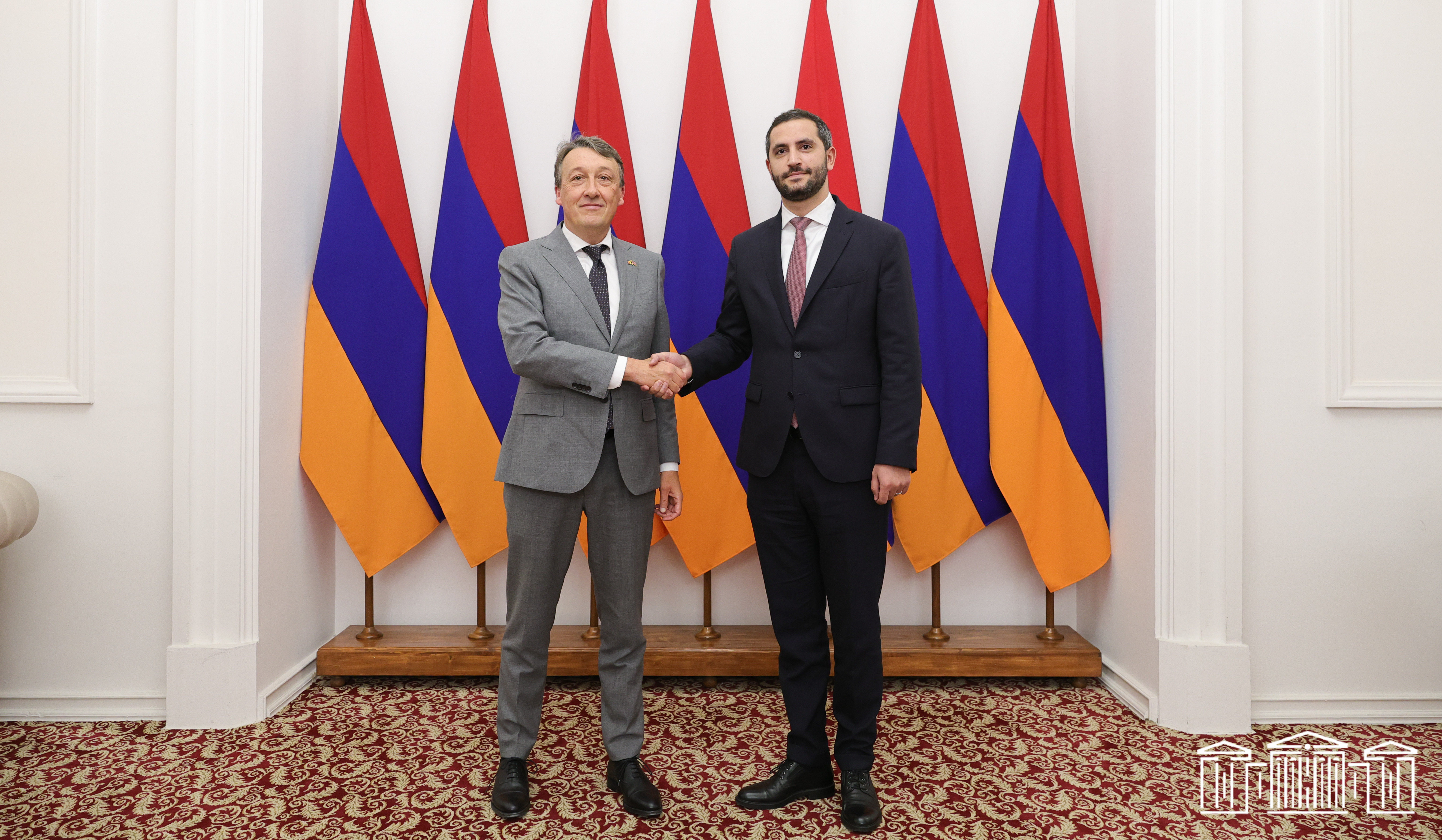 Ruben Rubinyna Receives Ambassador Extraordinary and Plenipotentiary of Kingdom of Belgium