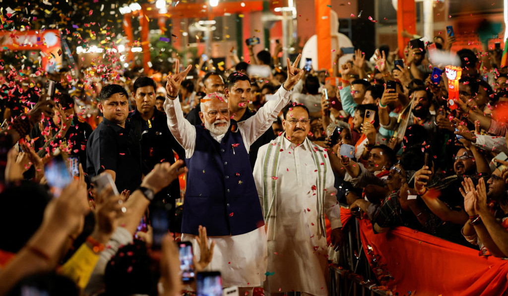 Modi stays for 3rd term but his party loses support