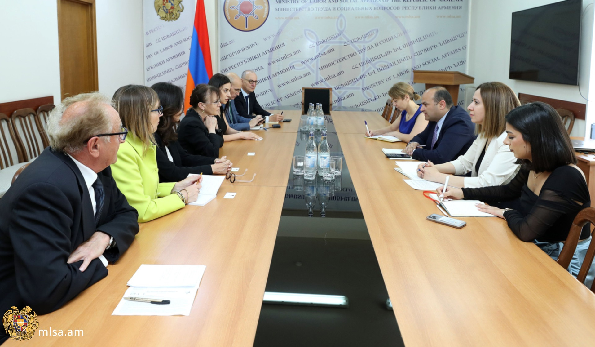 Քննարկվել են սոցիալական պաշտպանության ոլորտում համագործակցության ուղղությունները