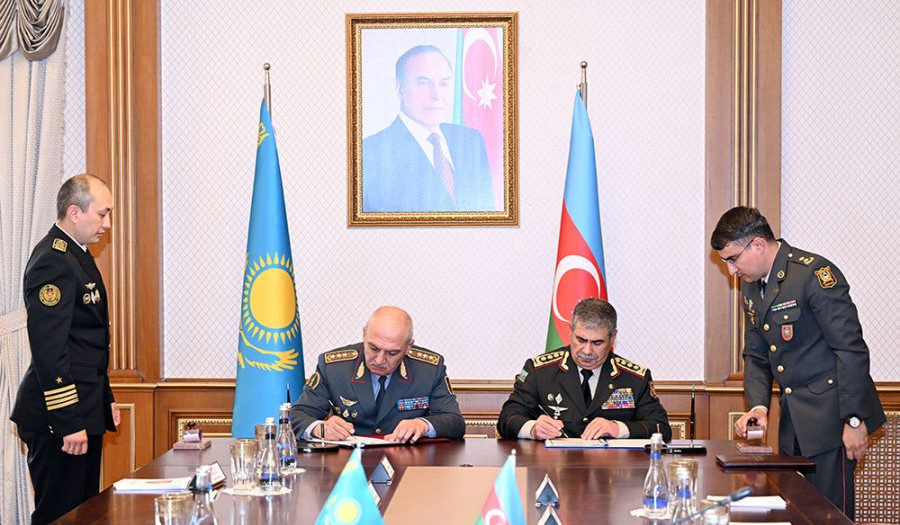 Kazakhstan and Azerbaijan signed intergovernmental agreement on military cooperation