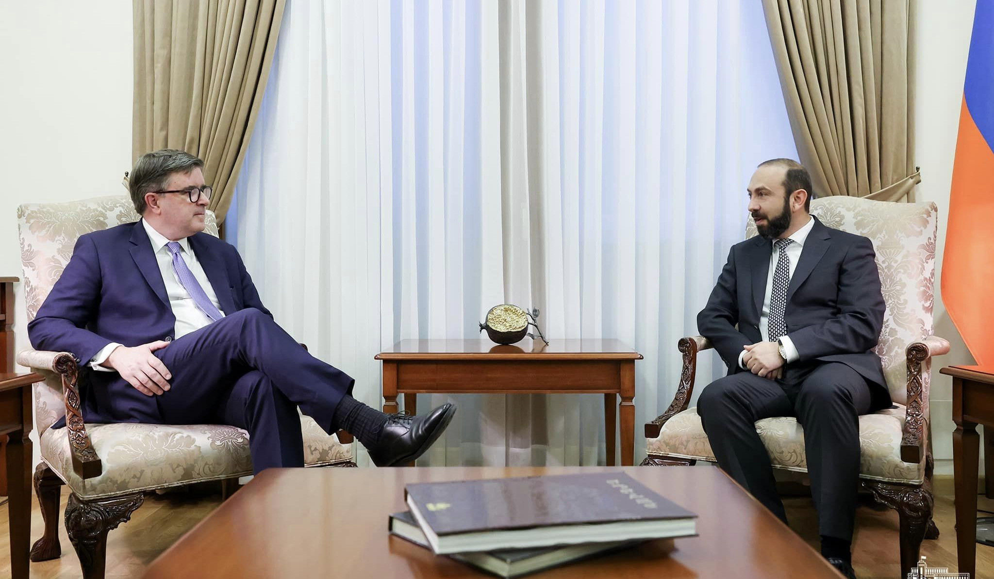 Mirzoyan, O’Brien meet in Yerevan ahead of Armenia-USA Strategic Dialogue Session