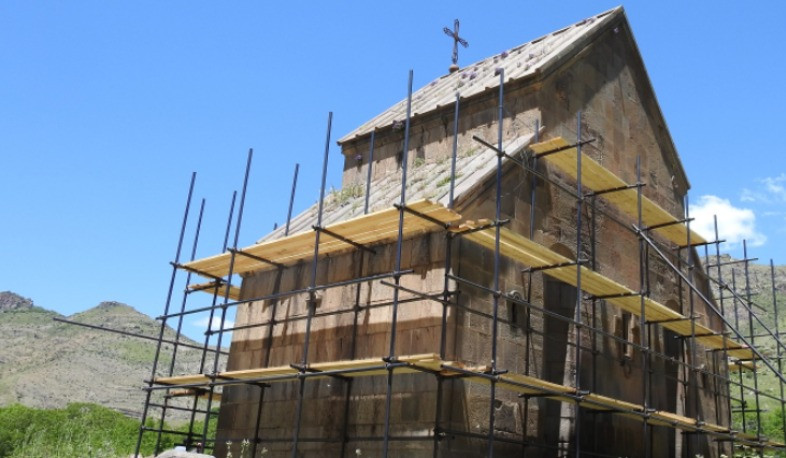 Նորոգվում է Վայոց ձորի մարզի Եղեգիսի Զորաց եկեղեցին