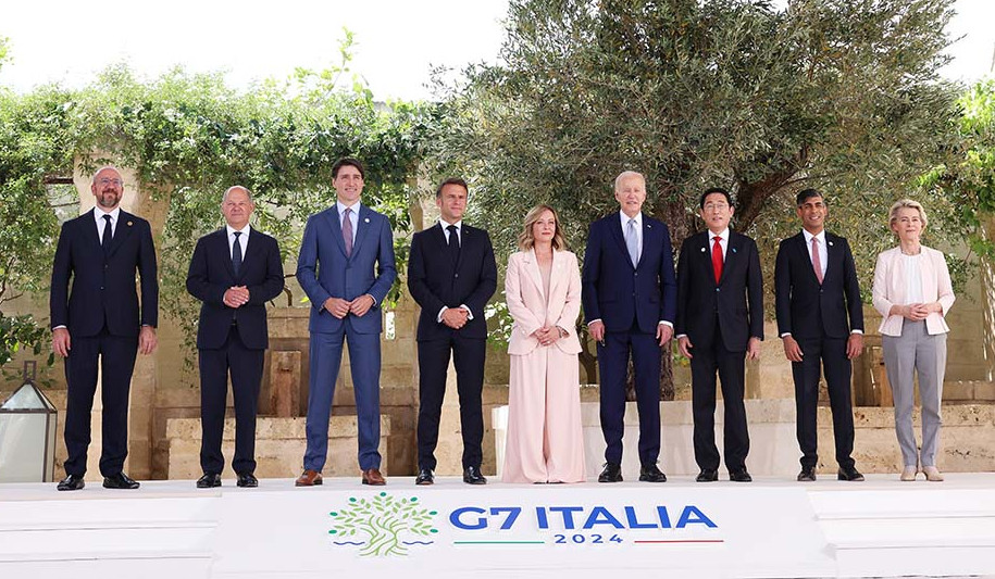 G7 leaders gather to discuss migration