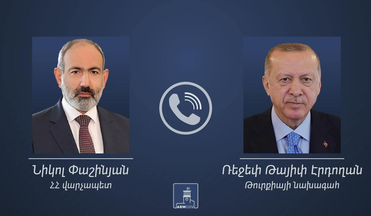 Prime Minister Pashinyan holds telephone conversation with President of Türkiye