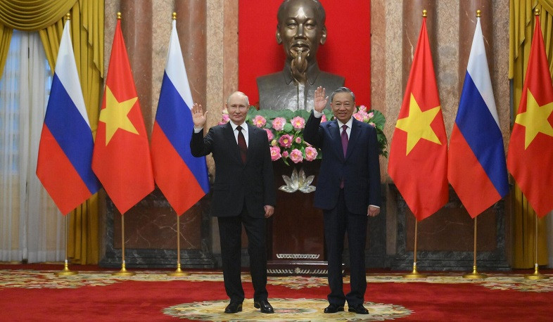 Переговоры Путина с президентом Вьетнама завершились