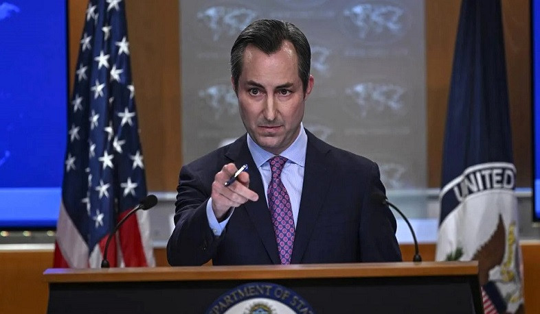 Вашингтон продолжает поддерживать контакты с Арменией и Азербайджаном и прилагает усилия для решения вопросов между странами: Миллер