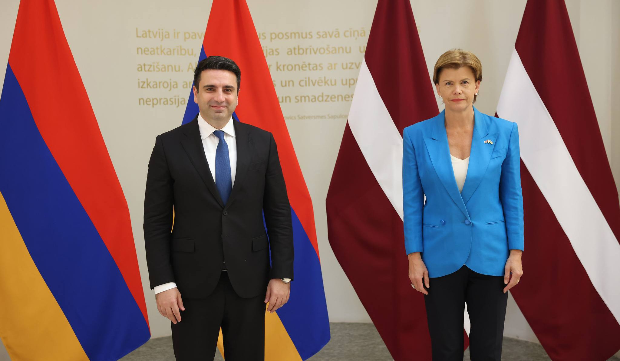 One of the RA priorities is the launch of visa liberalisation dialogue with the EU, Alen Simonyan to Foreign Minister of Latvia Baiba Braže