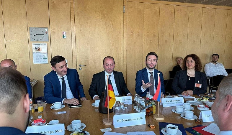 Members of NA Armenia-Germany Friendship Group discuss issues of strengthening economic diversification and resilience of RA
