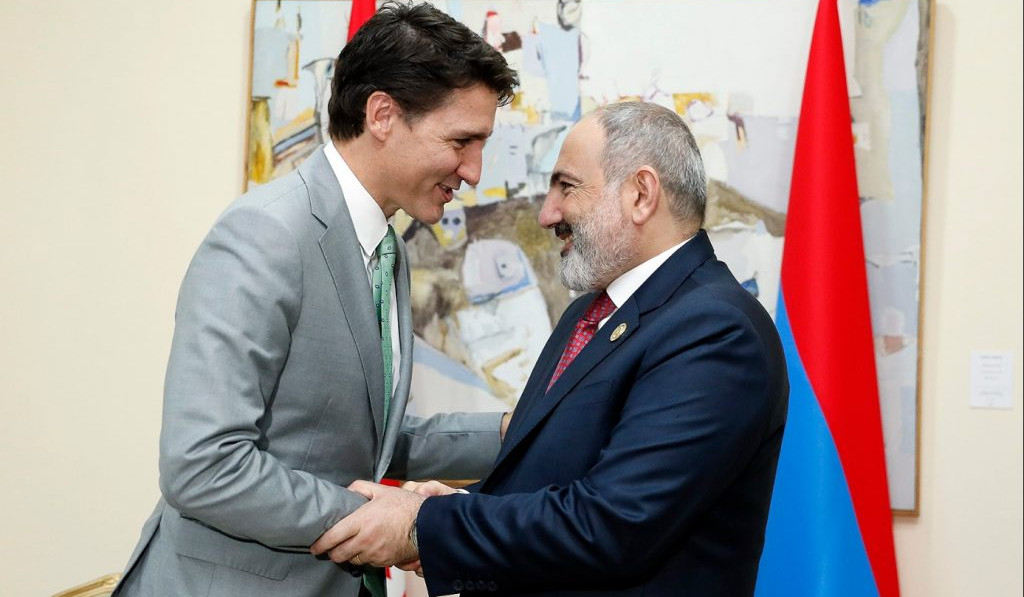 Nikol Pashinyan sends congratulatory message to Justin Trudeau