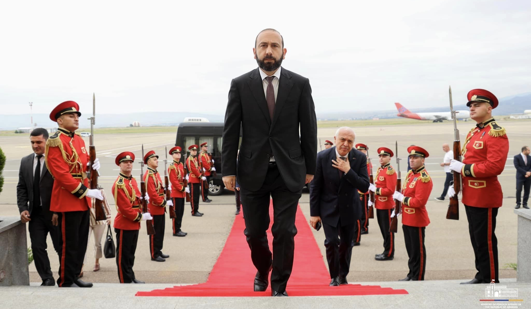 Ararat Mirzoyan's visit to Georgia started