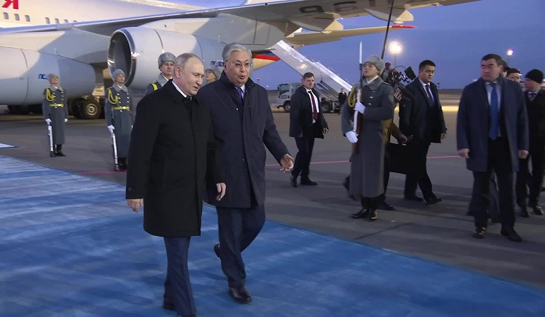 Putin Arrives in Kazakhstan for Key Security and Defence Talks