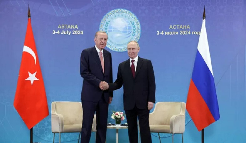 Путин и Эрдоган провели переговоры в Астане