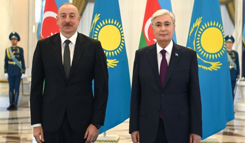 Алиев поблагодарил Токаева за содействие в переговорах Армении и Азербайджана