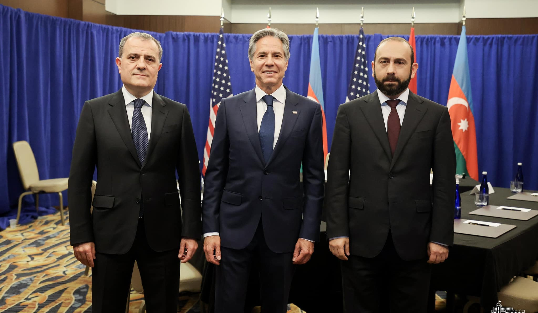 Mirzoyan-Blinken-Bayramov meeting commences in Washington, Armenian MFA