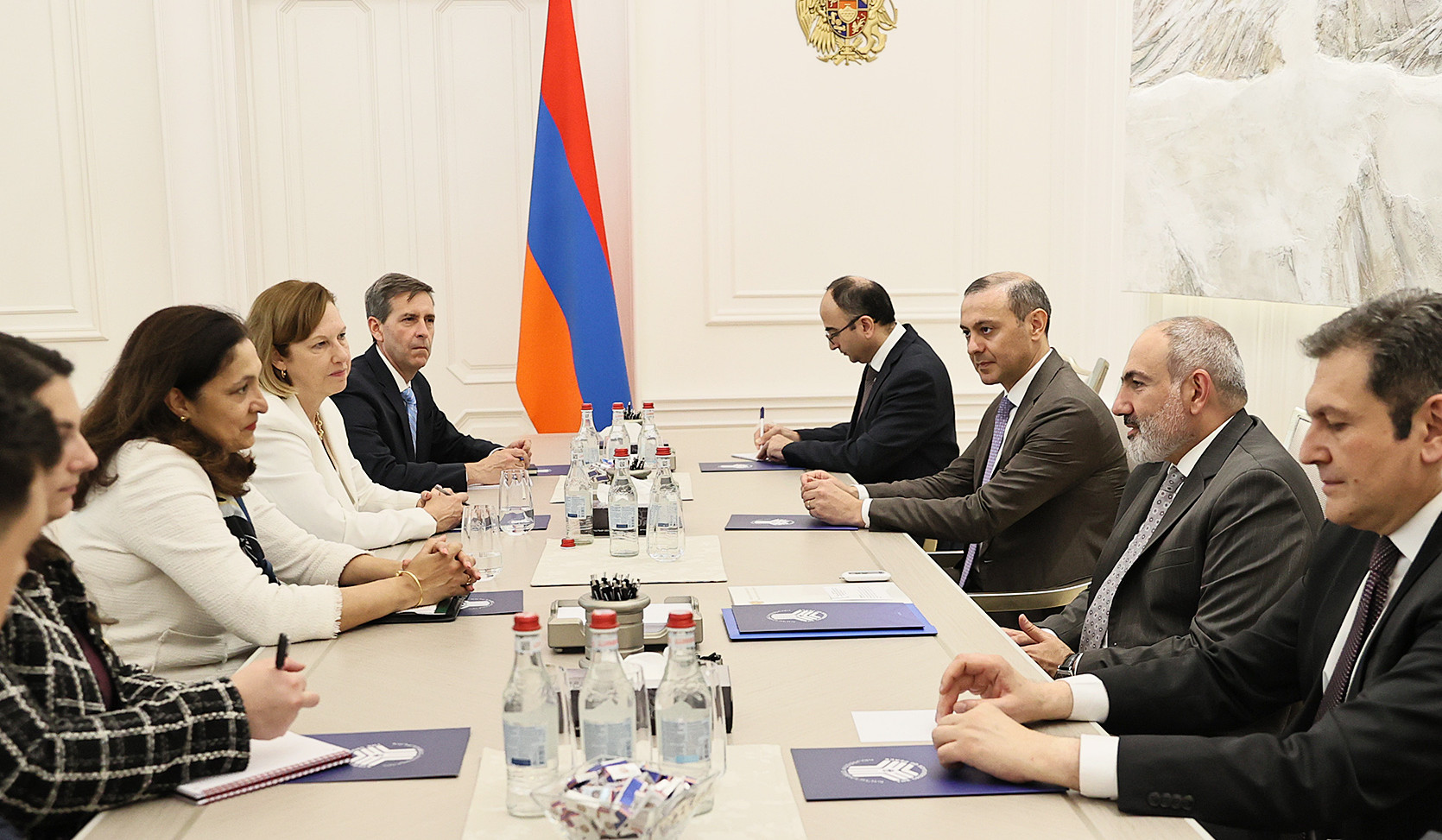 ՀՀ վարչապետի և ԱՄՆ պետքարտուղարի տեղակալի հանդիպմանն անդրադարձ է եղել Հայաստանի և Ադրբեջանի միջև խաղաղության գործընթացին