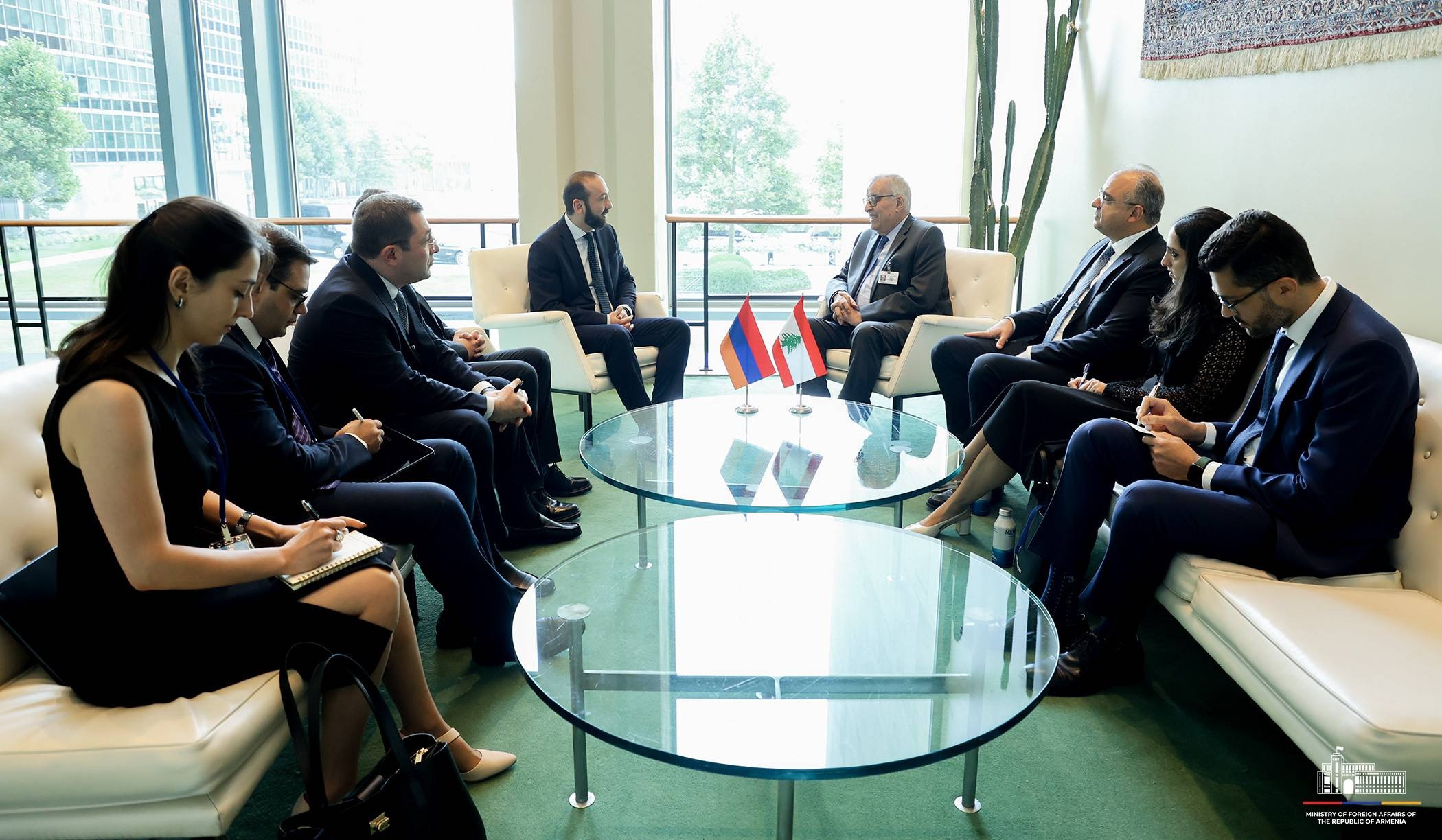 ՀՀ ԱԳ նախարարը Լիբանանի գործընկերոջը ներկայացրել է Հայաստանի և Ադրբեջանի միջև խաղաղության պայմանագրի կնքման ուղղությամբ իրականացված աշխատանքները