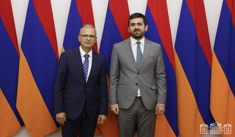 Sargis Khandanyan receives delegation of Ministry for Europe and Foreign Affairs of Albania