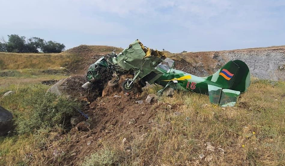 AN-2 plane crashed near Yeghvard, there are 2 victims: Ministry of Internal Affairs