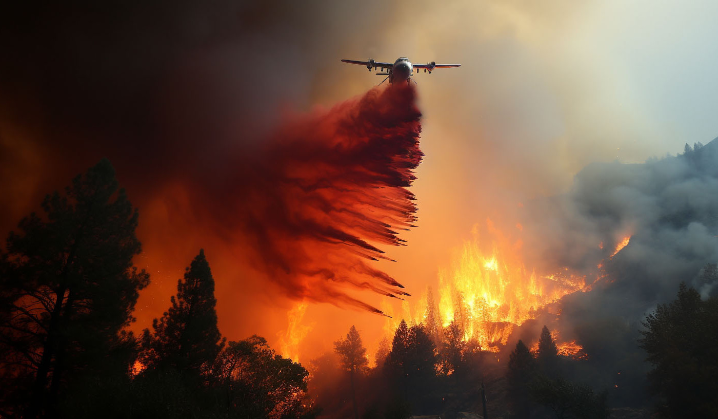 Лесной пожар, вспыхнувший недалеко от турецкого города Измир, охватил жилые районы