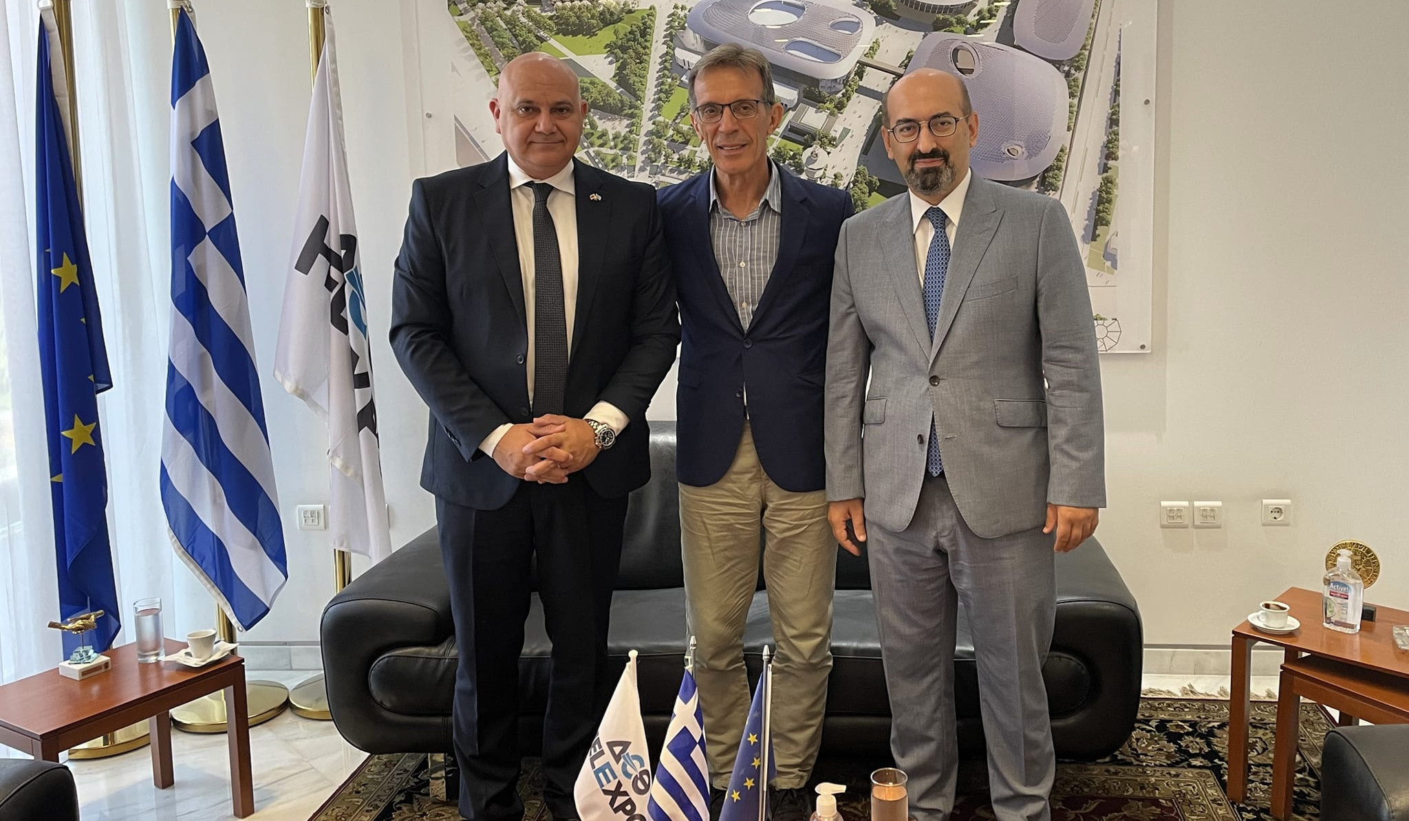 Ambassador Mkrtchyan met with Tasos Tzikas, Chairman of Board of Directors of Thessaloniki International Trade Exhibition