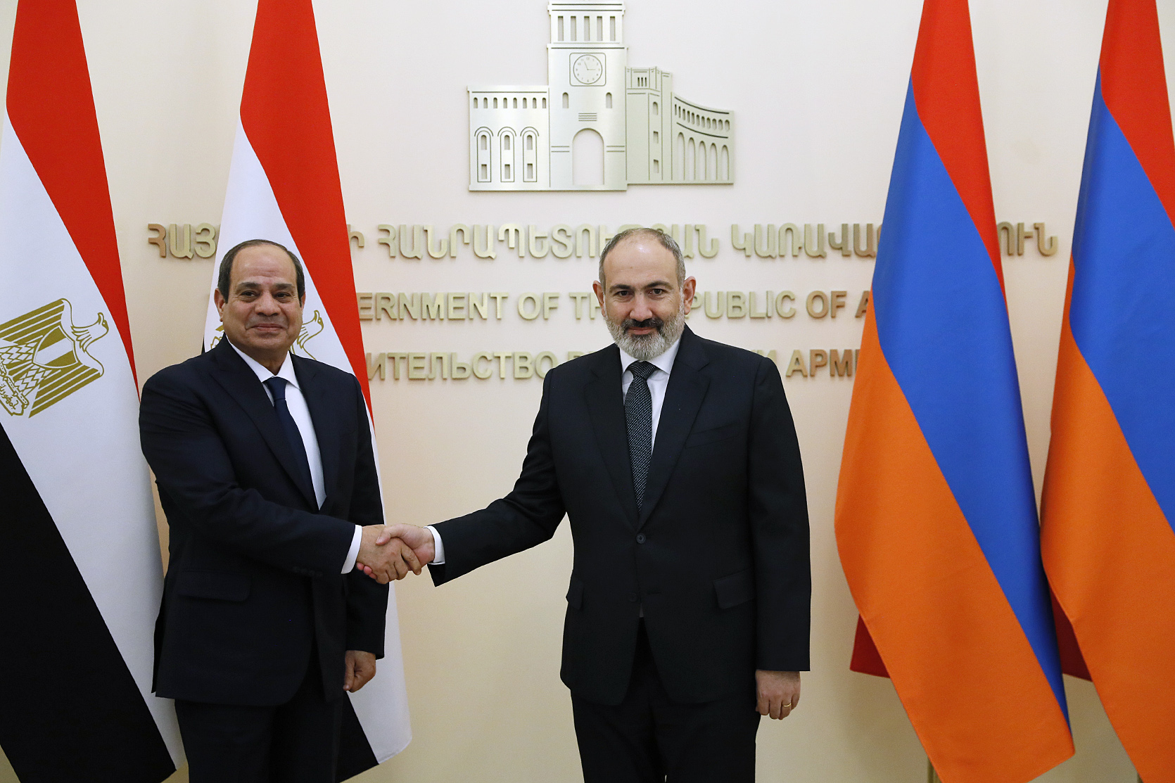 Премьер-министр Никол Пашинян направил поздравительное послание президенту Египта