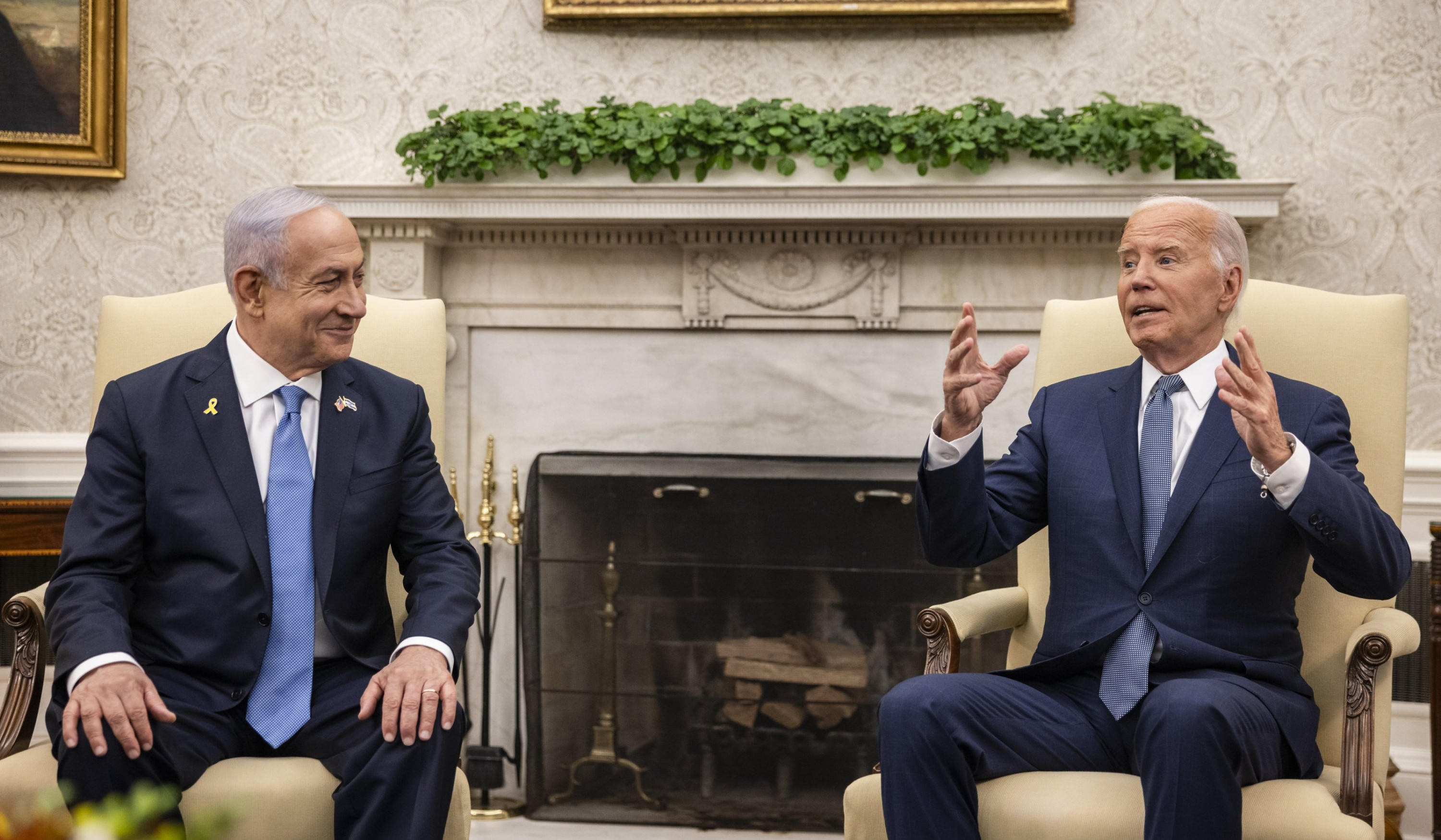 ABŞ prezidenti Co Bayden İsrailin baş naziri Benyamin Netanyahunu qəbul edib
