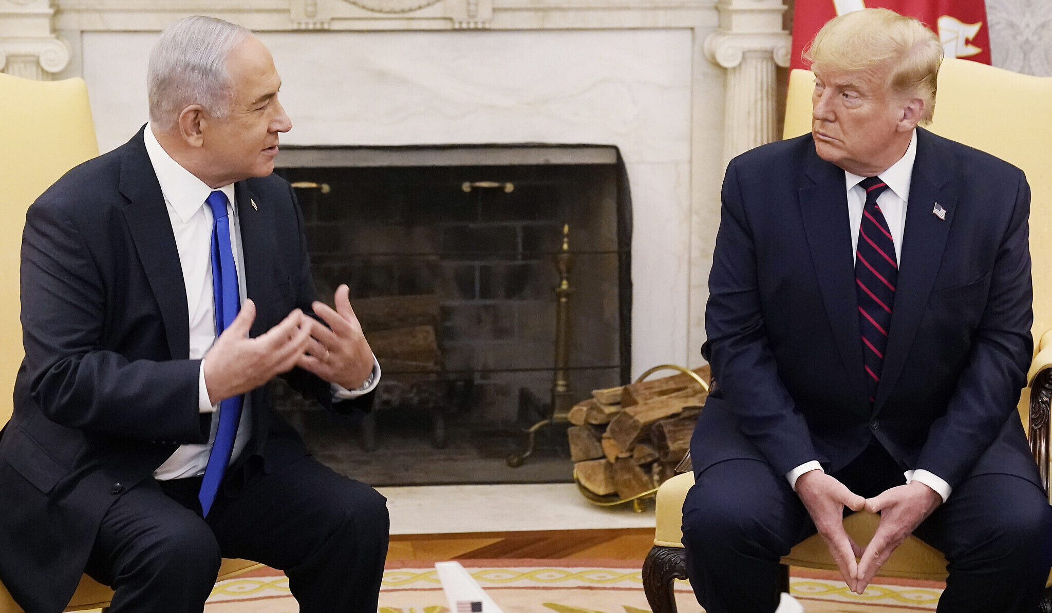 Trump meets with Netanyahu for first time since departing White House