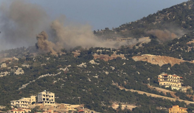 Israeli air force and artillery hit Lebanese cities