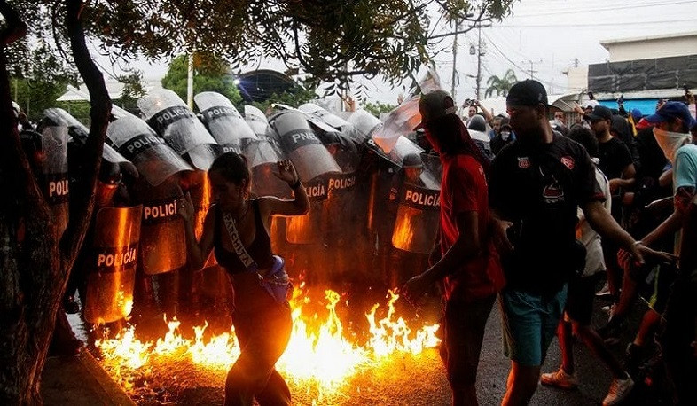 Venezuelans protest as observers say presidential vote undemocratic