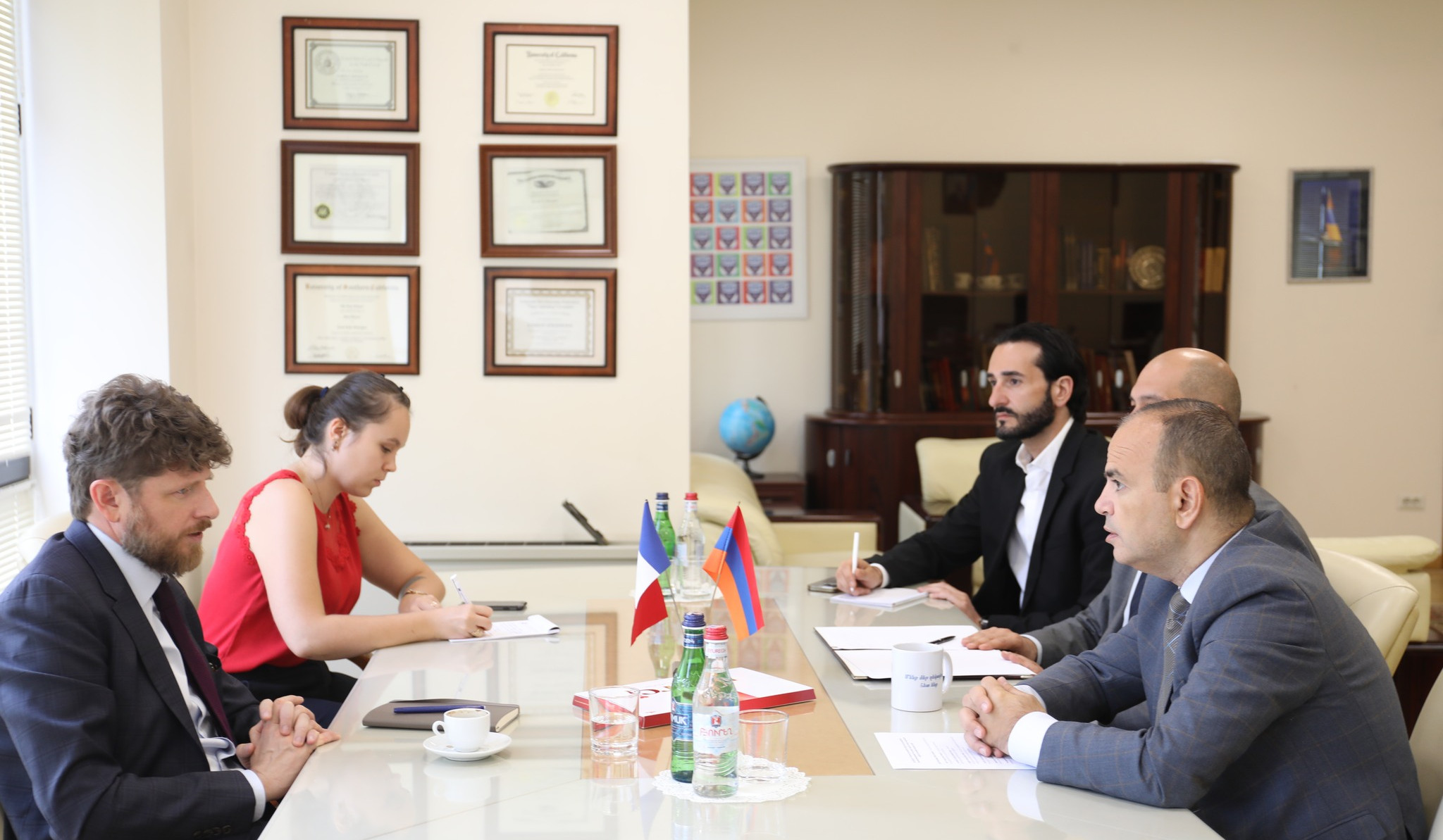 Zareh Sinanyan and French ambassador referred to second Global Armenian Summit to be held in Yerevan