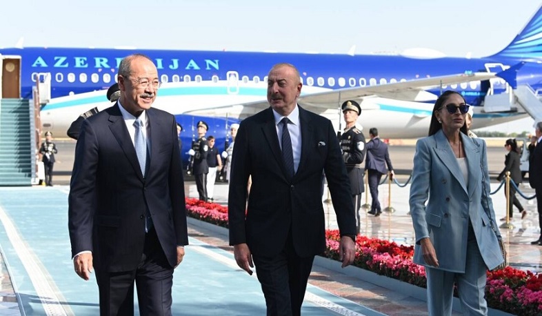 Ilham Aliyev left for Uzbekistan on state visit