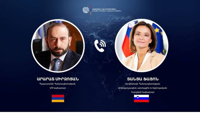 Armenia, Slovenia Foreign Ministers agree to continue active political dialogue