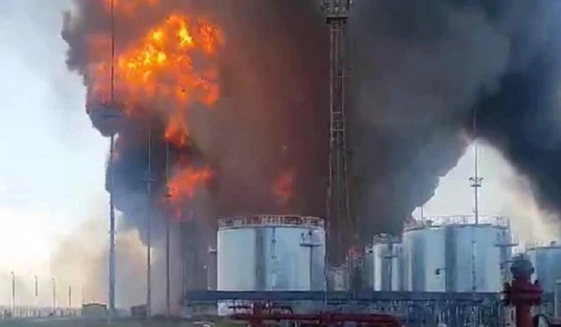 Another oil depot is burning in Rostov region