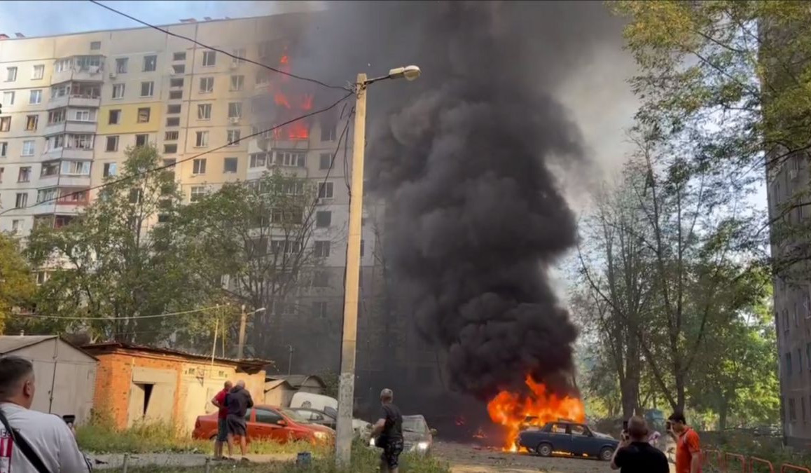 As a result of yesterday's strike by Russian forces in direction of Kharkiv, number of injured reached 97