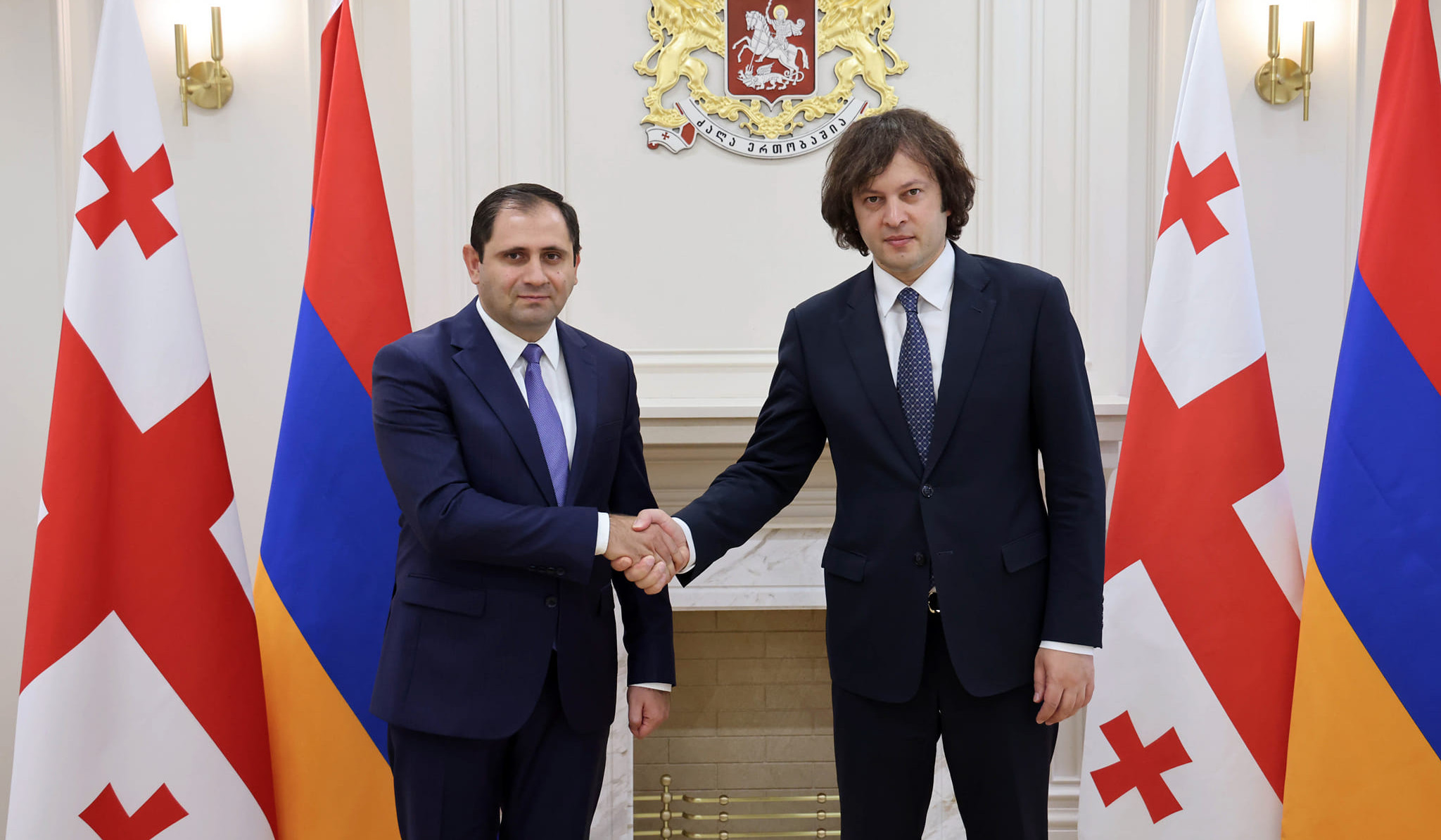 Minister of Defence of Armenia met with Prime Minister of Georgia Irakli Kobakhidze